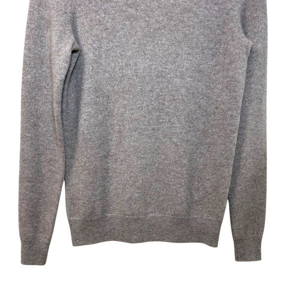 C by Bloomingdales, Women’s Cashmere Turtleneck in Heather Light Brown X-Small - Picture 5 of 8